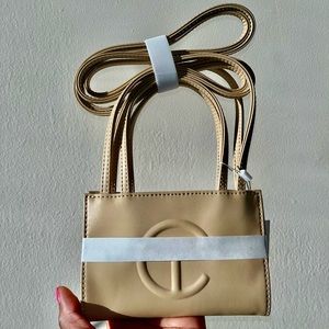 Small Cream Shopping Bag